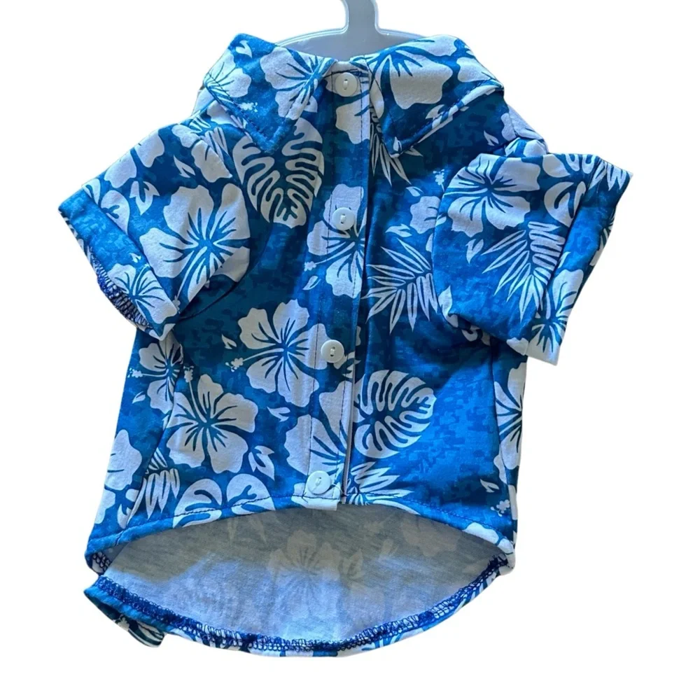Jessica Simpson Hawaiian Aloha Dog Shirt